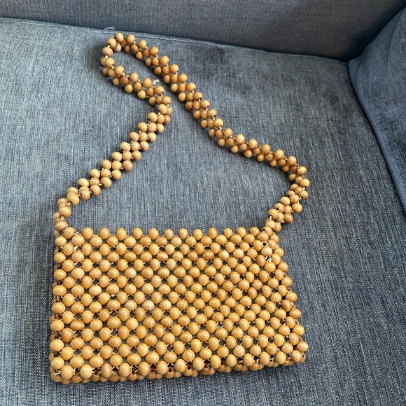 La Fleur Original Wood Bead Purse - Picture 1 of 6